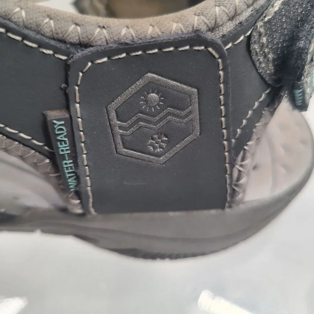 Khombu Crystal Grey River / Hiker Sandals Water Ready Size Women's 8M